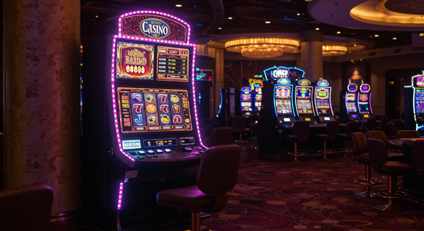 Live-Dealer an einem Blackjack-Tisch